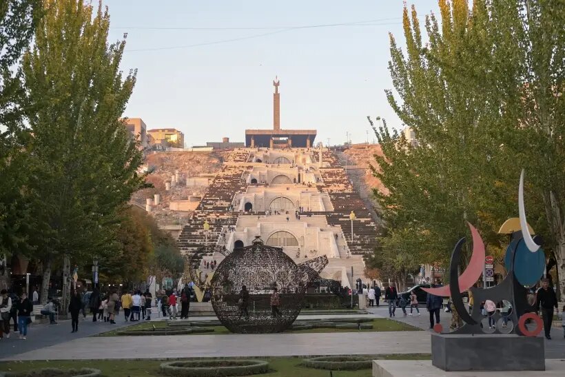     Архитектурно-монументальный комплекс "Каскад" в Ереване. © РИА Новости. Григорий Сысоев