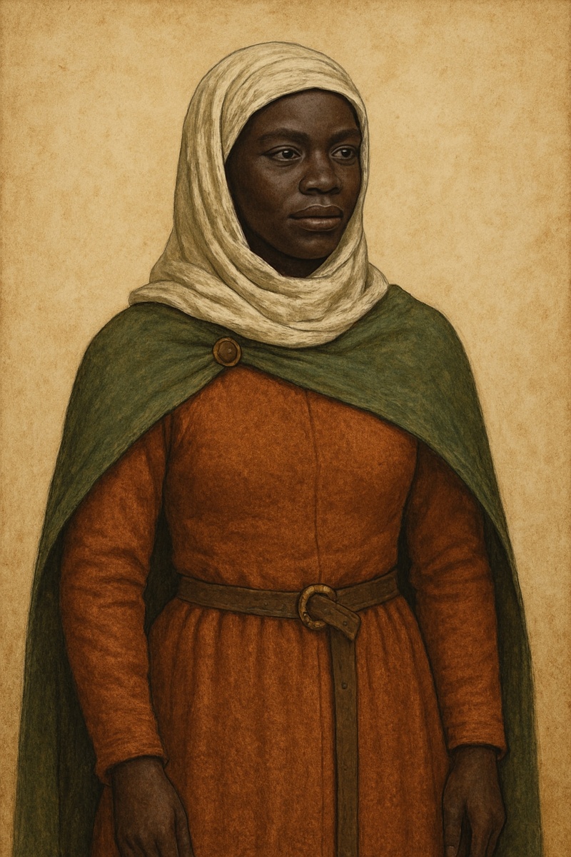 Так женщину африканского происхождения в Средневековой Англии изобразила нейросеть DALL-E.