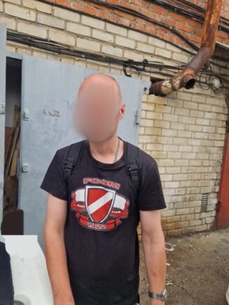    Задержанный. Фото: t.me/mvd23krasnodar