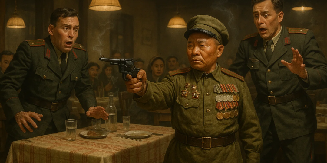 "Ну, чукча, у кого награды стянул?" - офицеры решили подшутить над снайпером. Тот не выдержал и взялся за пистолет