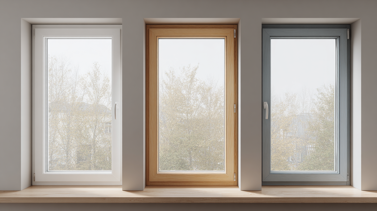 Пластик, дерево, алюминий