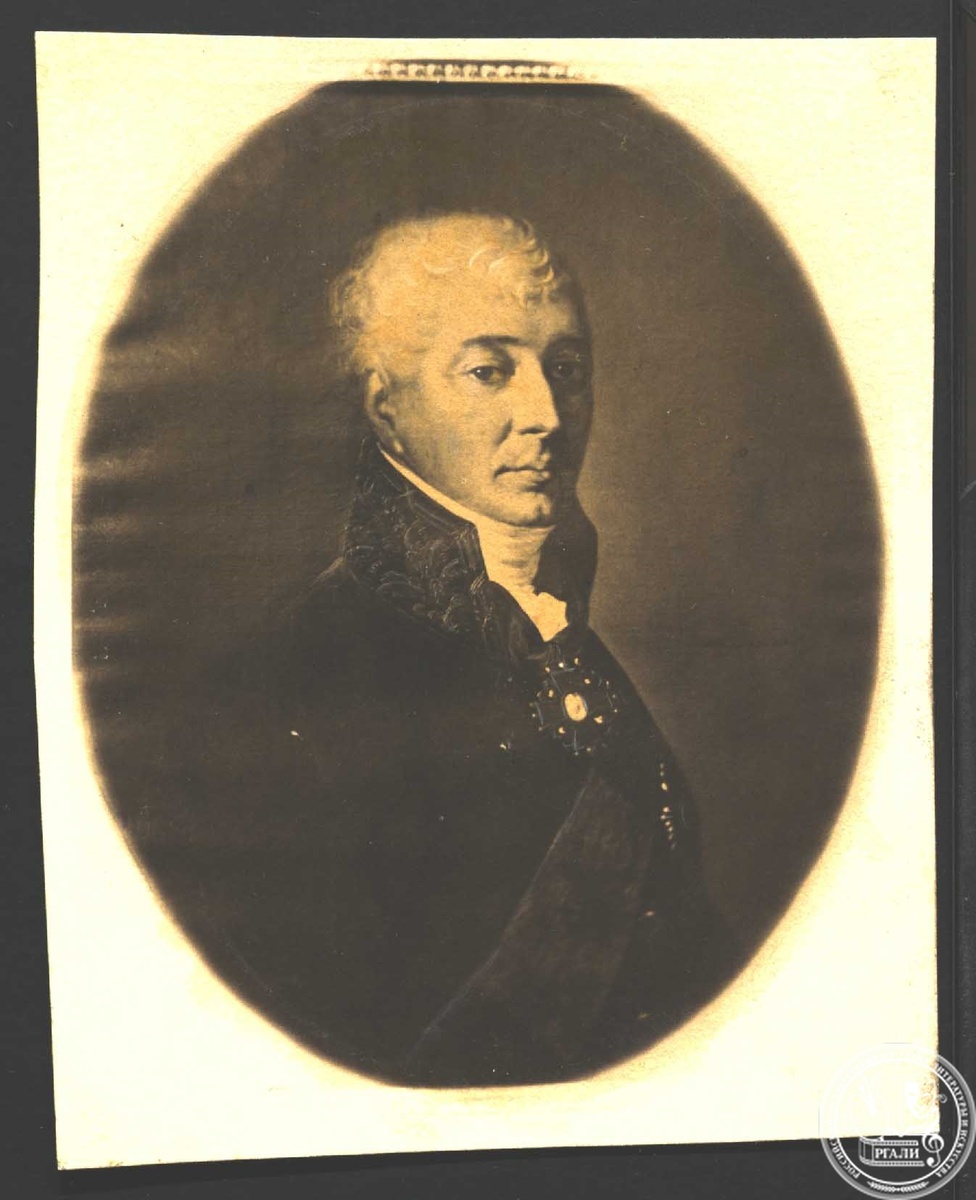 А.Т. Скино. Портрет И.И. Дмитриева. После 1810 г. РГАЛИ. Ф. 1060. Оп. 1. Фотография рисунка.