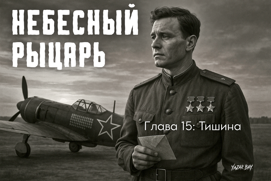 Трижды Герой Советского Союза Иван Кожедуб стоял на пороге мирной жизни. ©Язар Бай. Рисунок создан ИИ и может содержать неточности