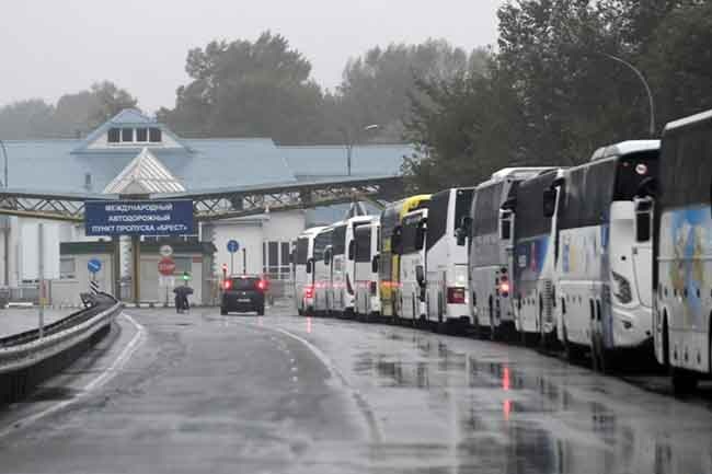 Ситуация на границе в АПП «Брест» накануне закрытия