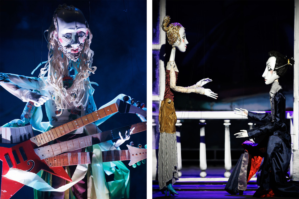    Сцены из спектакля «КвинПикS»