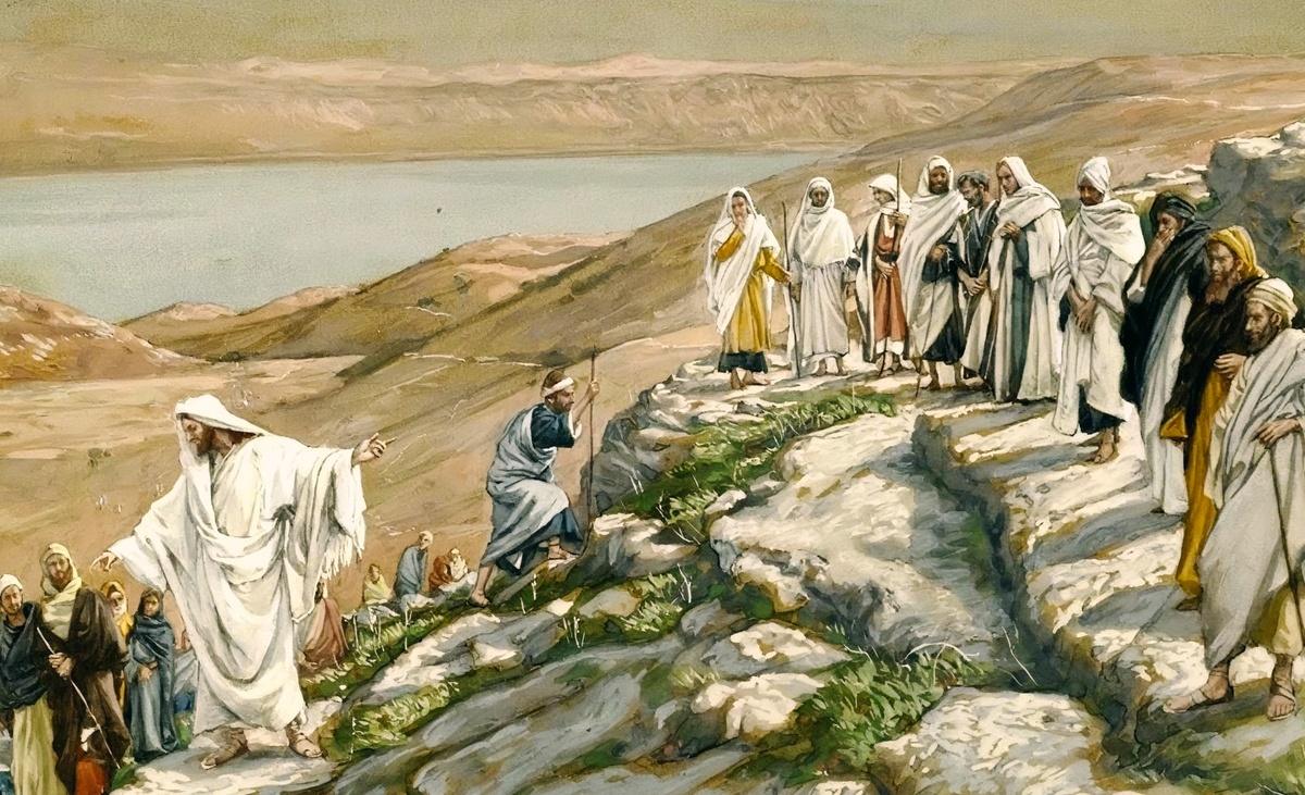 Картина «Нагорная проповедь». Художник Джеймс Тиссо.