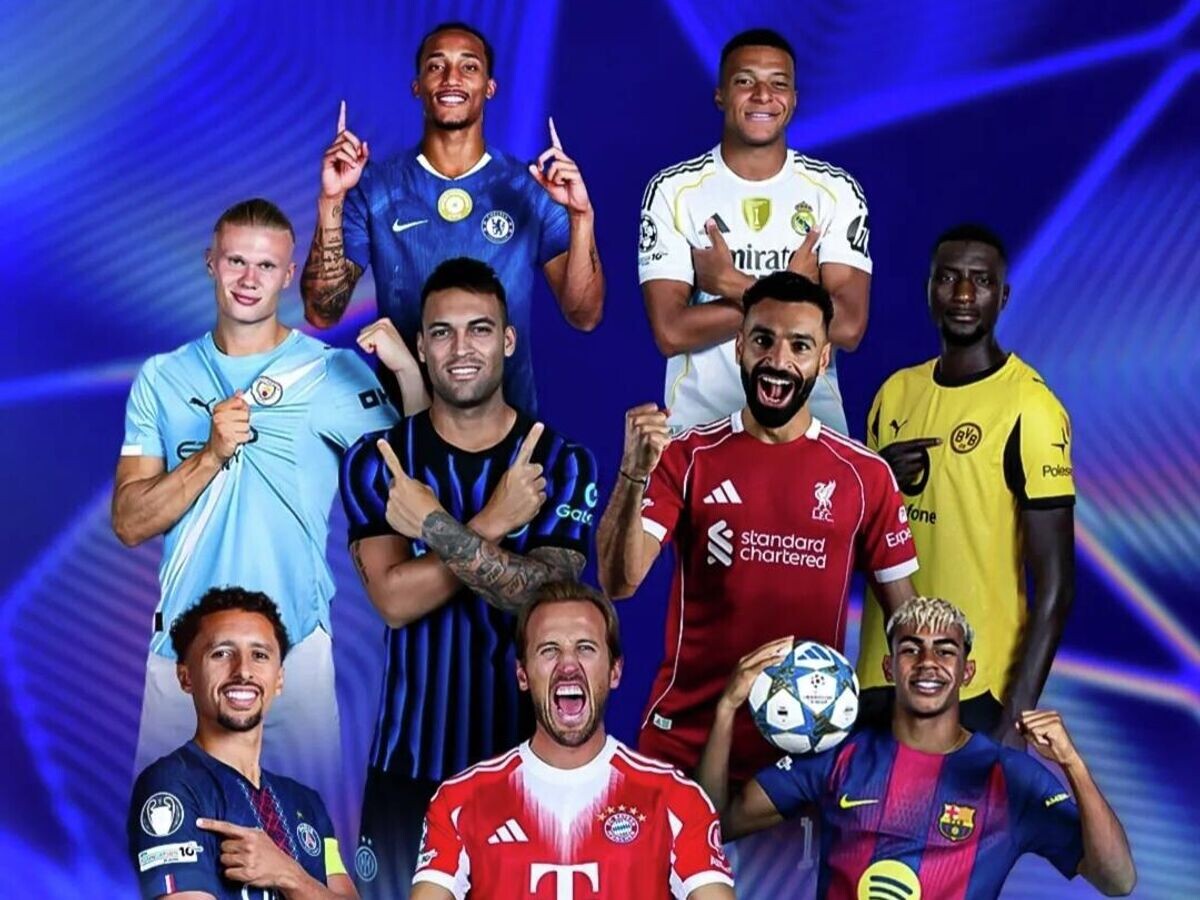    Звезды нового розыгрыша Лиги чемпионов УЕФА© Соцсети ЛЧ