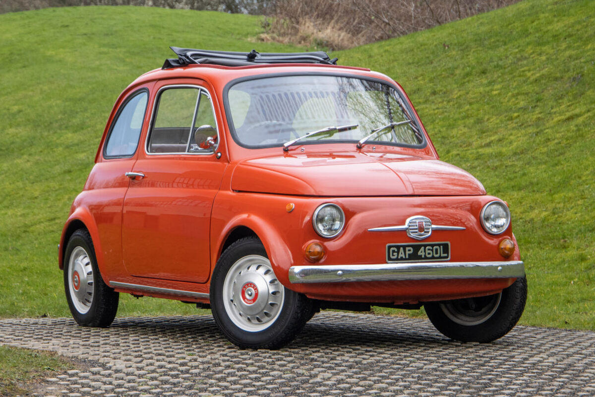 1972 Fiat 500 F (Berlina). Фото с сайта manorparkclassics.com