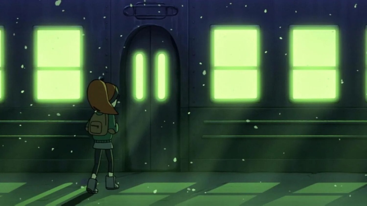 Тюльпана заходит на поезд