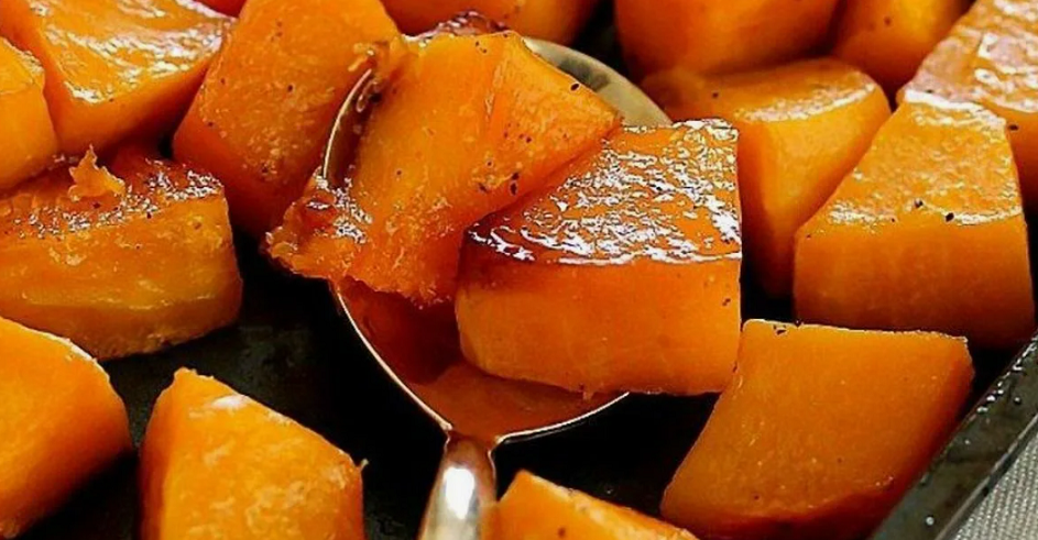 Тыква запеченная в духовке - настоящее лакомство!