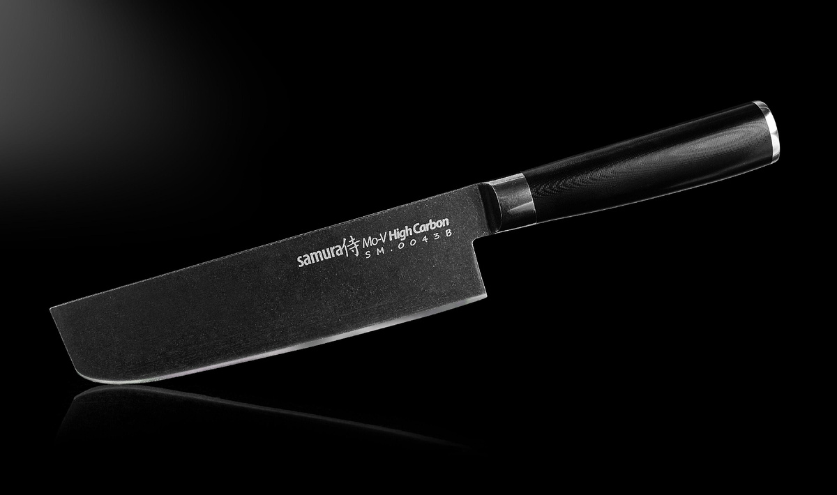 Нож накири коллекции Mo-V Stonewash SM-0043B