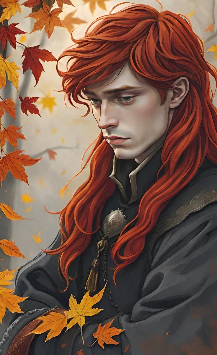 Сентябрь грустит. Иллюстрация создана с помощью нейросетей Flux Schnell и DreamAl и программы Photoshop.