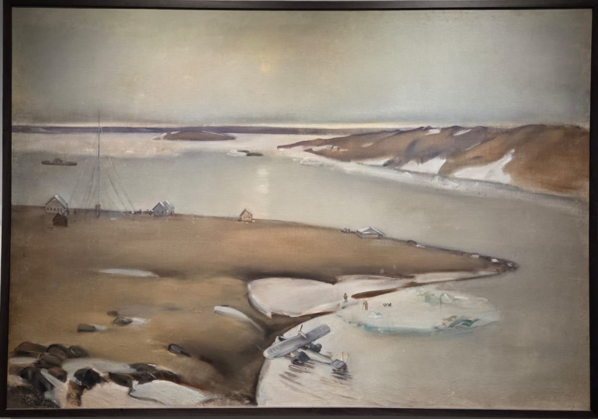 Алексей Рыбников. Летняя ночь. Диксон. 1937 холст, масло