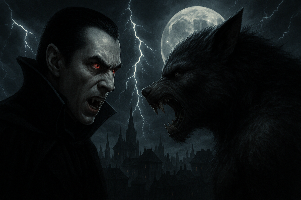 Вампиры и оборотни — пожалуй, самые узнаваемые фигуры в мире мифологии и массовой культуры.