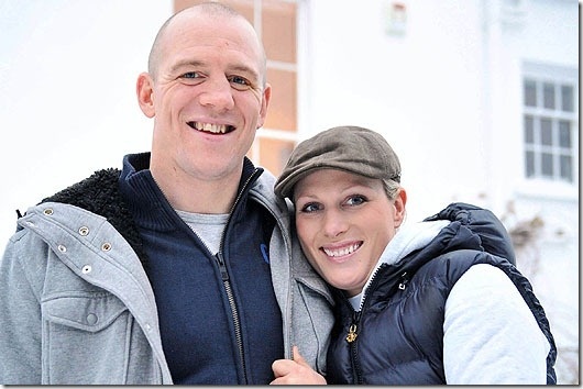 Зара и Майкл в день помолвки