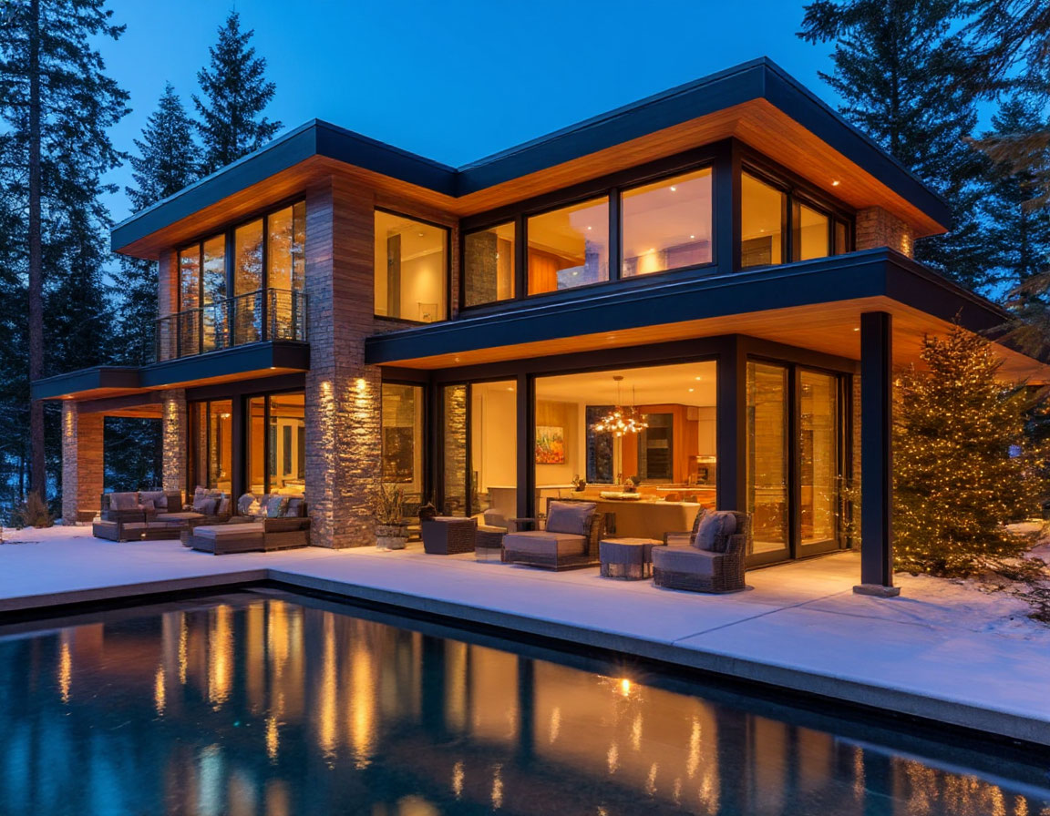 Как снять домик на Новый Год быстро и недорого?