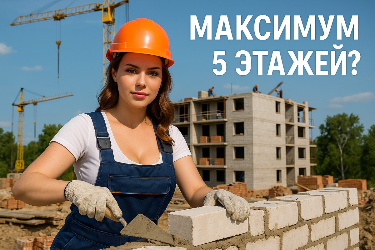 Почему в СССР строили хрущёвки максимум в 5 этажей?