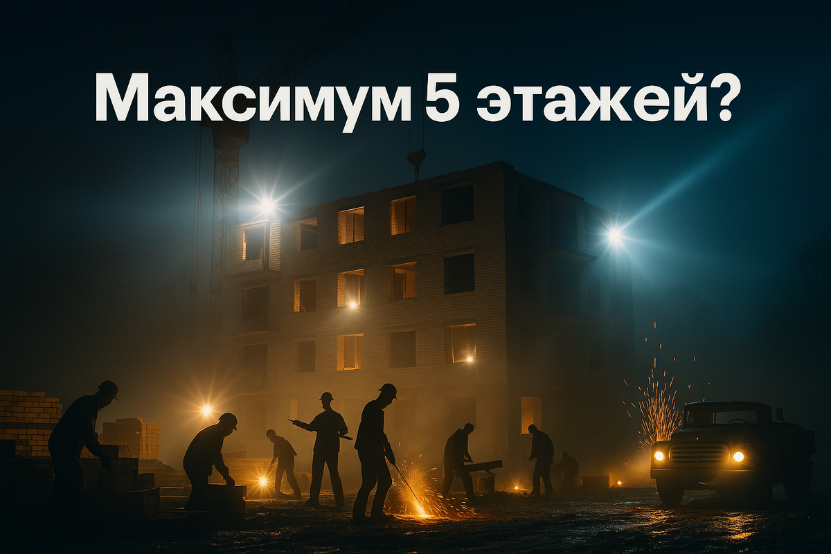 Почему в СССР строили хрущёвки максимум в 5 этажей?