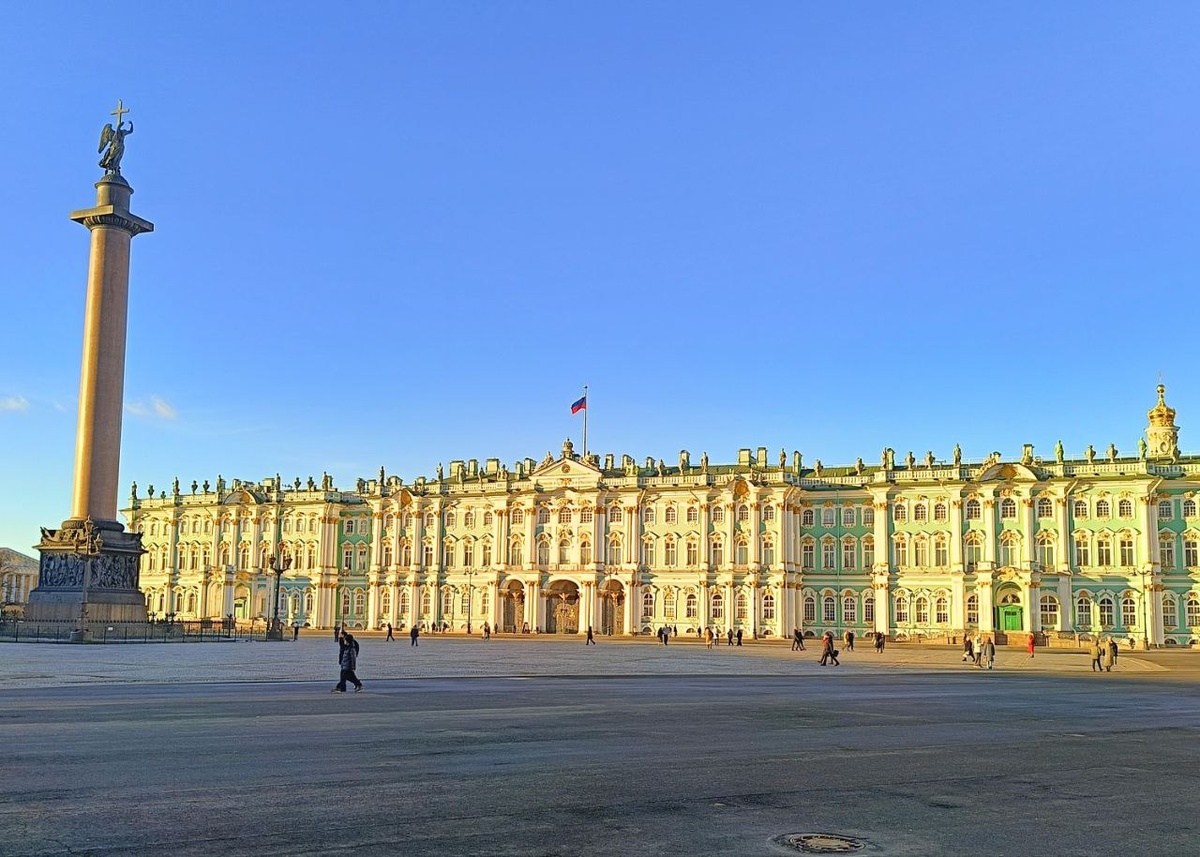 Зимний дворец, Санкт-Петербург, январь 2025
