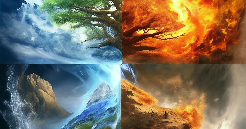 СИЛА ЧЕТЫРЁХ СТИХИЙ...