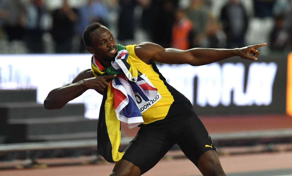    Знаменитая поза победителя Усэйна Болта. Фото: Global Look Press