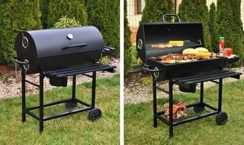 Мангал с полусферической крышкой