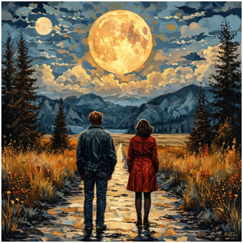 Сгенерировано ИИ- прощание и расставание уже навсегда.