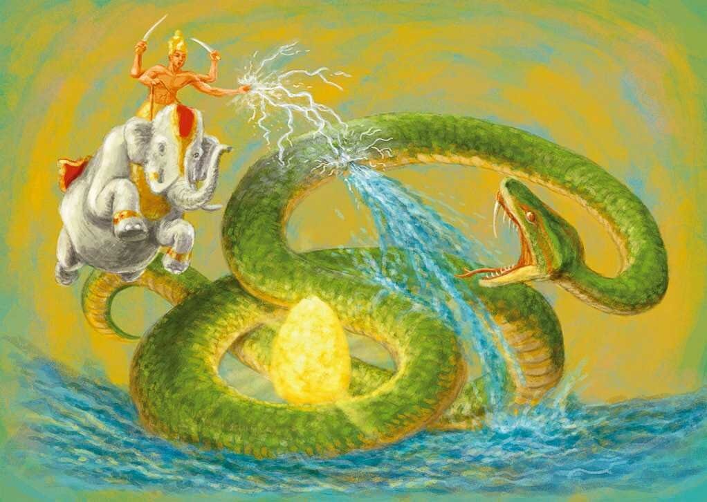 Сражение Индры и Вритры.