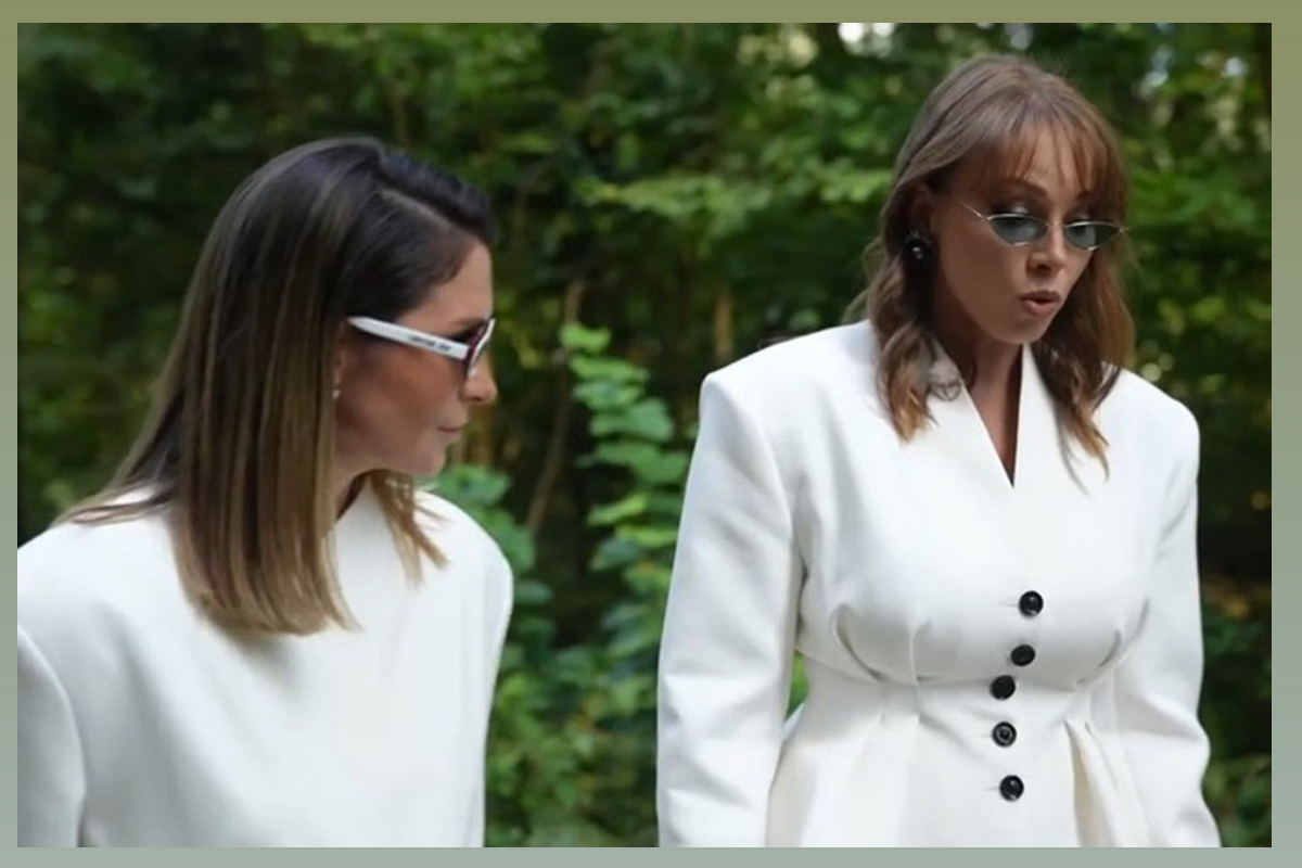 скрин с видео/Полина Диброва и Лаура Джугелия