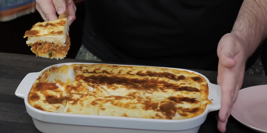 Рецепт | Картофельная запеканка с остатками шашлыка