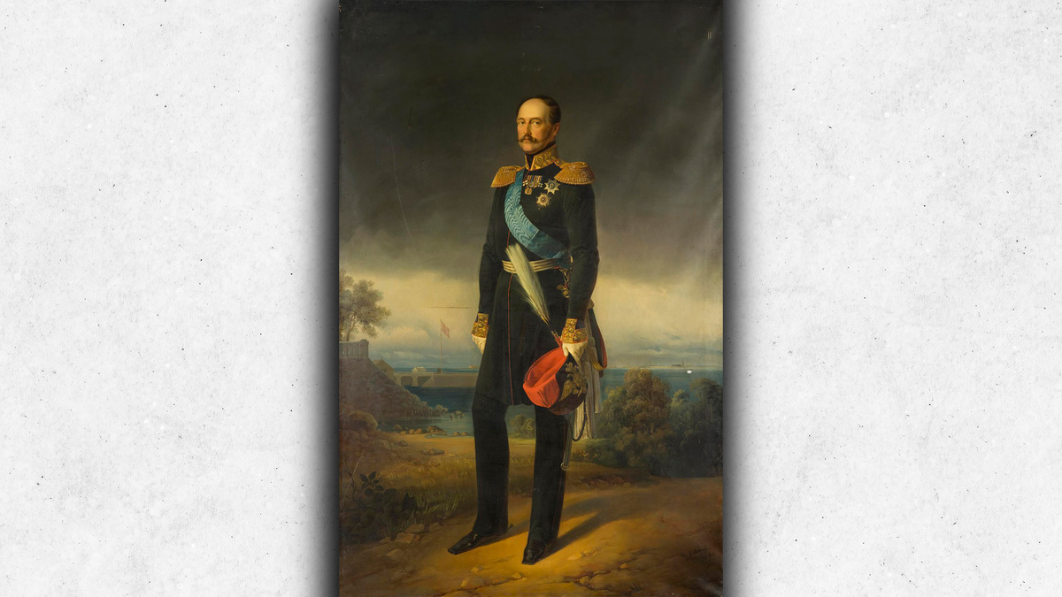 Егор Ботман - Портрет Николая I. Источник: https://clck.ru/3PFLmF →