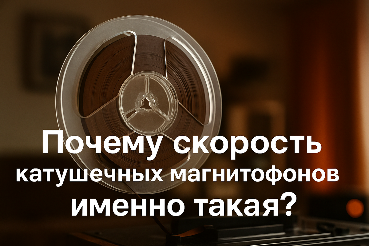 Почему скорость катушечных магнитофонов именно такая?