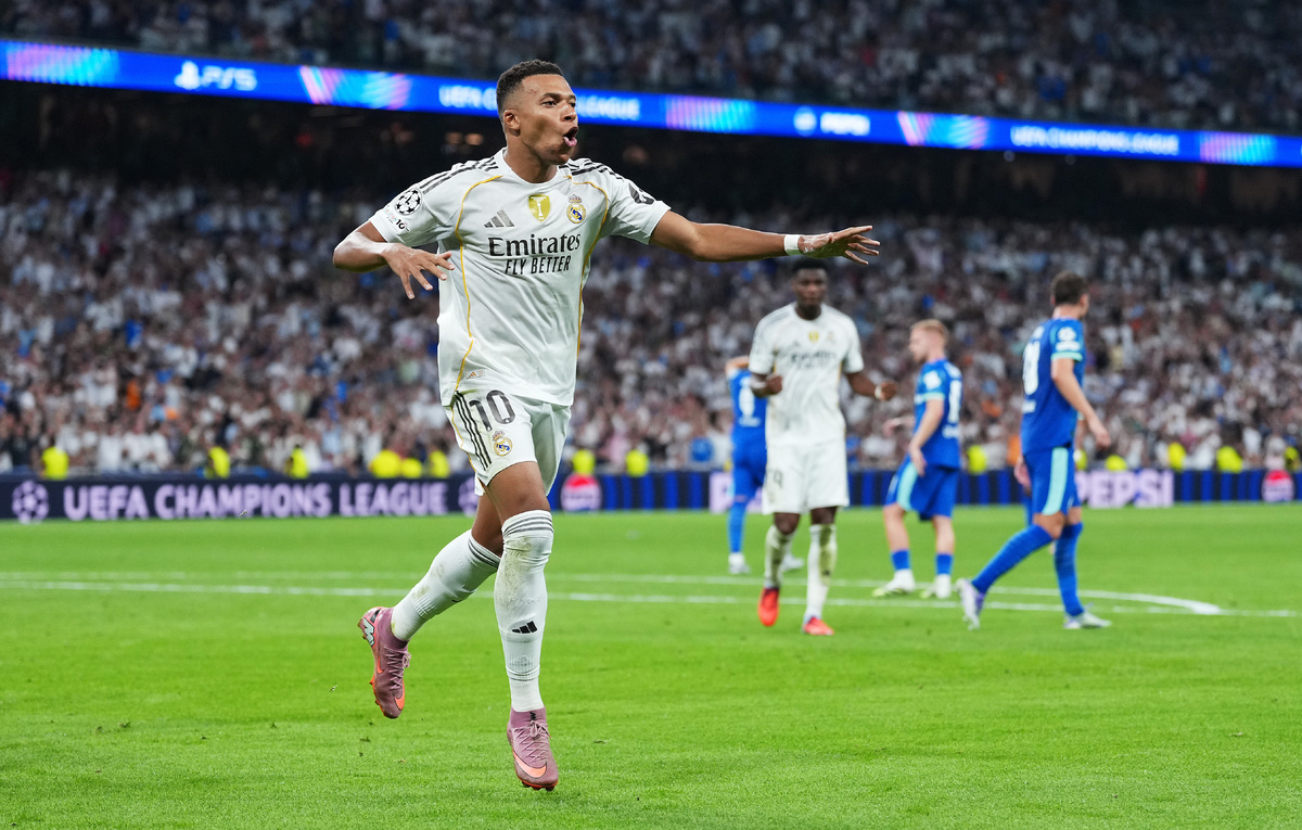    Нападающий "Реала" Килиан Мбаппе  Mateo Villalba Sanchez/Getty Images