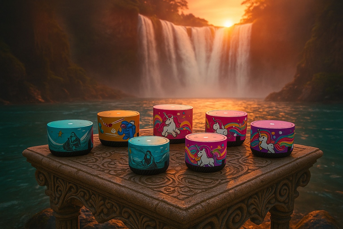 Умная колонка Яндекс Станция Лайт Rainbo для детей