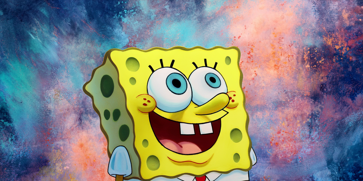 Губка Боб арт