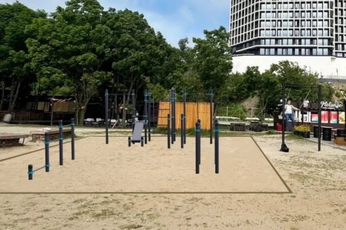    Во Владивостоке начали строить воркаут-площадку на мысе Кунгасном