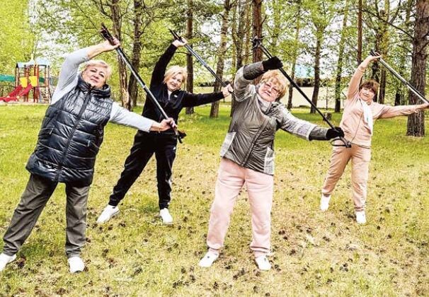 Саянские скандиходы на разминке