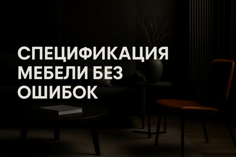    Как составить идеальную спецификацию мебели для дизайн-проекта: пошаговое руководство без ошибок для клиентов и подрядчиков admin