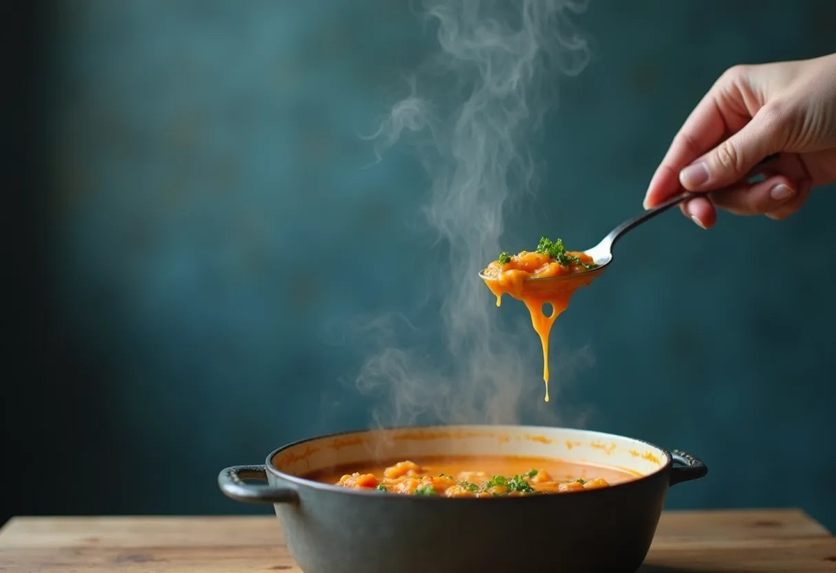 Горячее блюдо и его насыщенный аромат