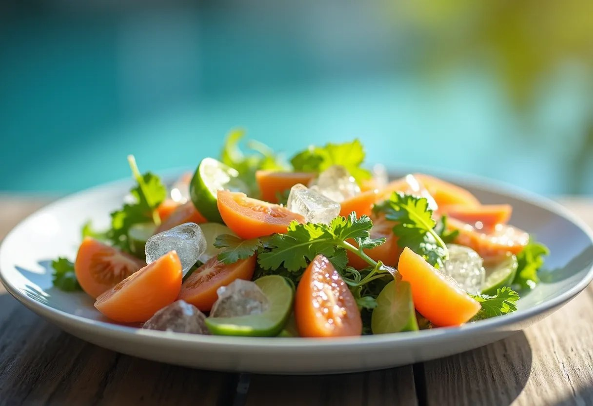 Освежающий вкус холодного блюда в жару