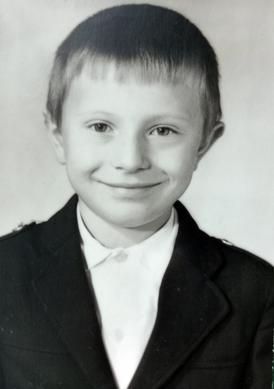 Фото автора в семь лет