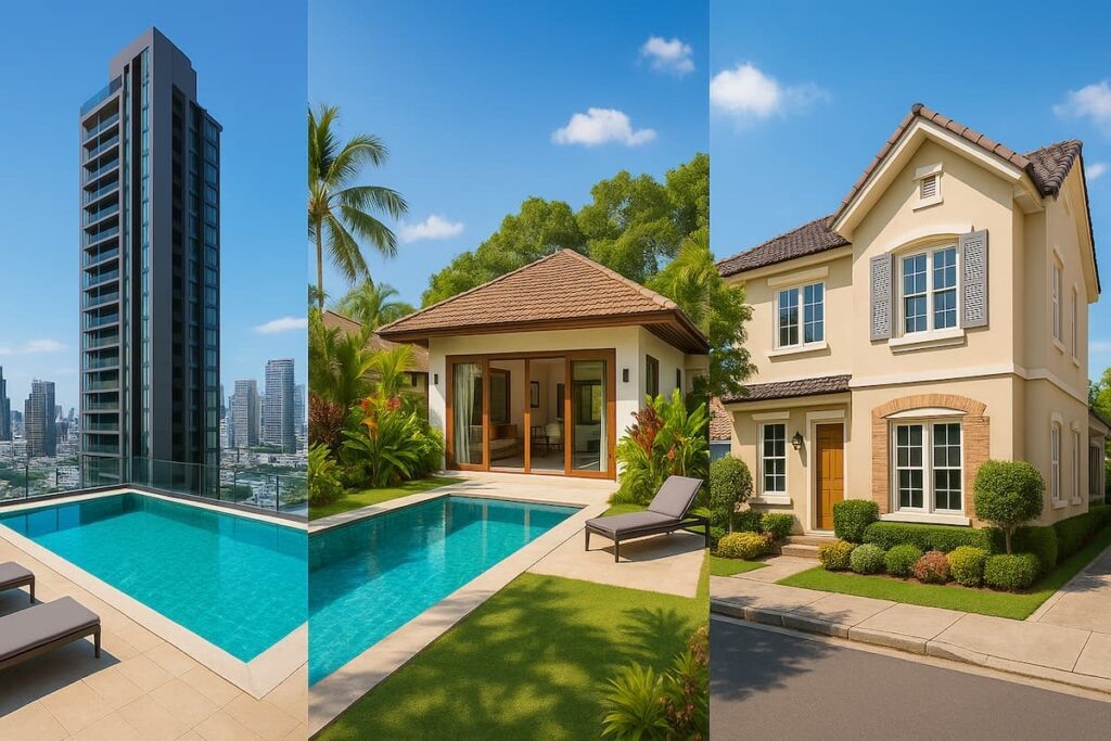    Типы недвижимости в Таиланде: Кондо, вилла или таунхаус — что выбрать?