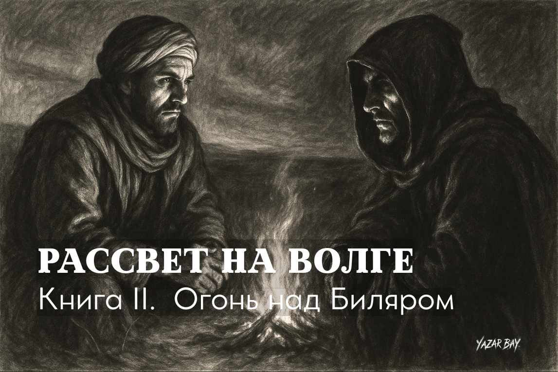 Булгарский посол Юсуф, играя роль предателя, ведет напряженные и опасные переговоры со зловещим хазарским шпионом Гюрзой. ©Язар Бай