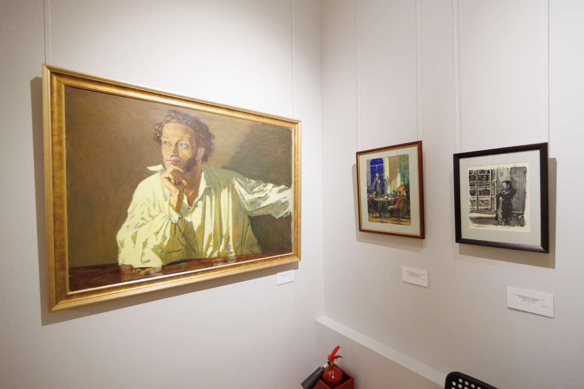    На выставке «Многоликий Пушкин». Фото: «Республика»/Михаил Никитин