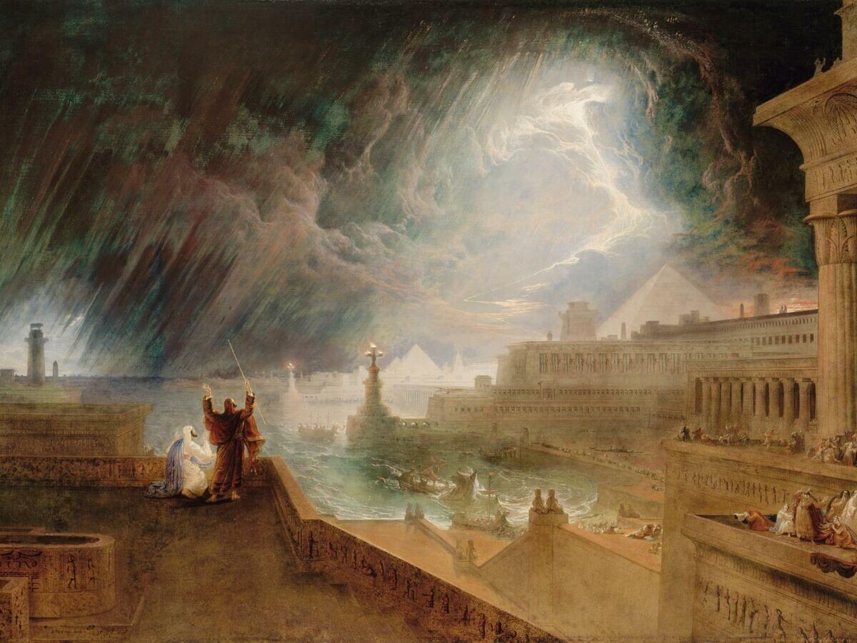 Репродукция картины Джона Мартина "Седьмая казнь египетская"© Public domain / John Martin