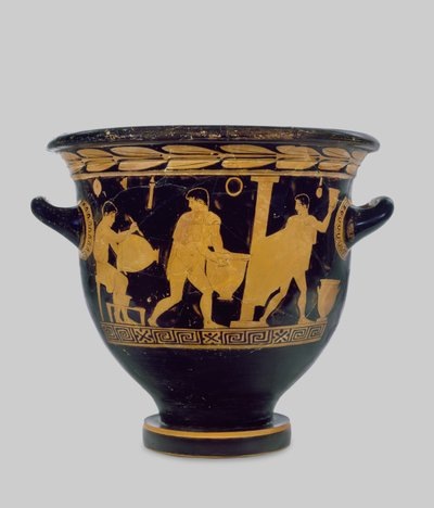 Кратер с изображением мастерской гончара. 5 век до н.э.