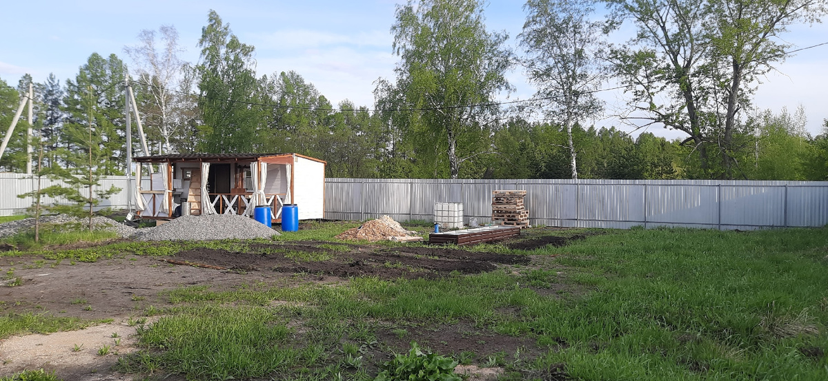 огород в первый год