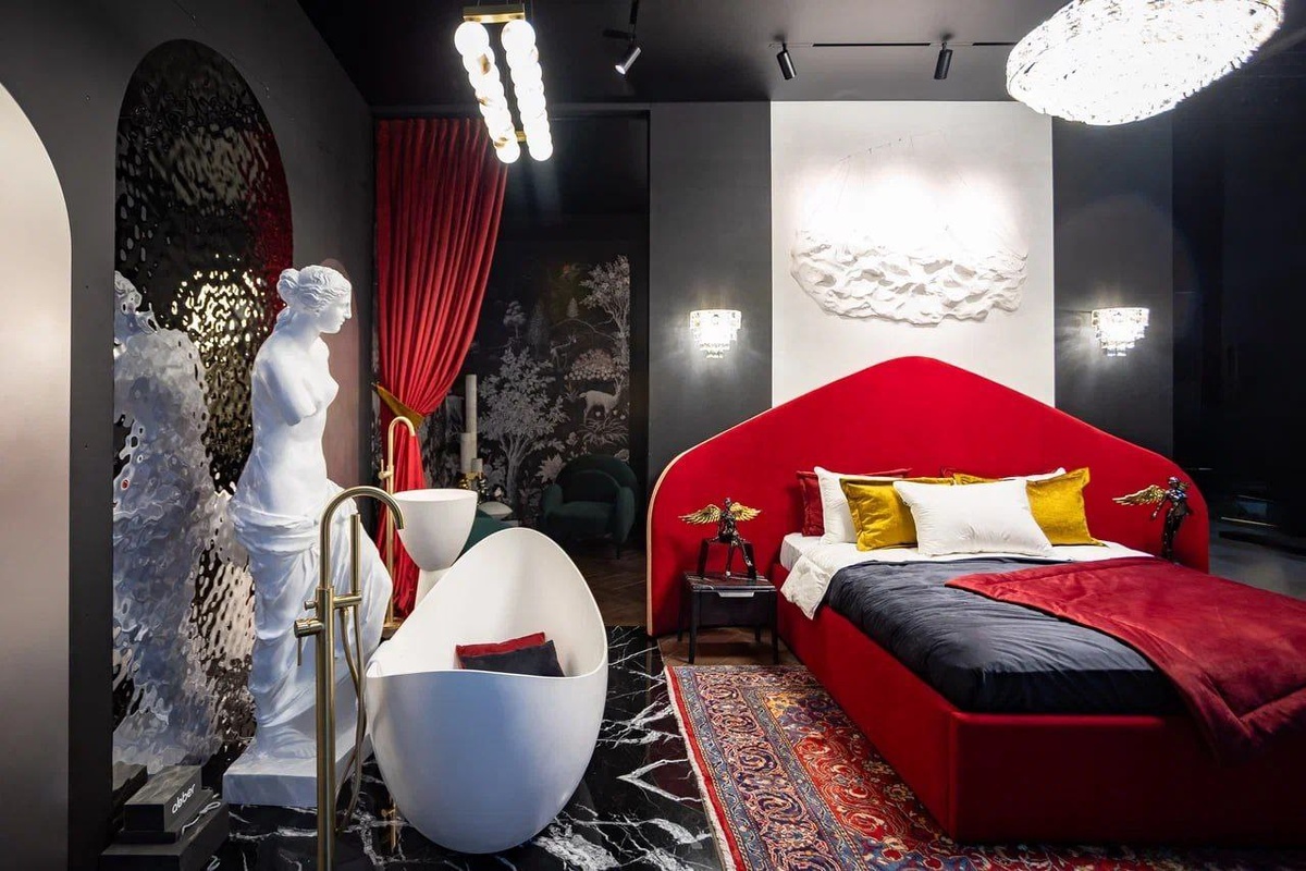 Одна из капсул дизайнеров интерьера на выставке "Русский дом. креативные регионы".