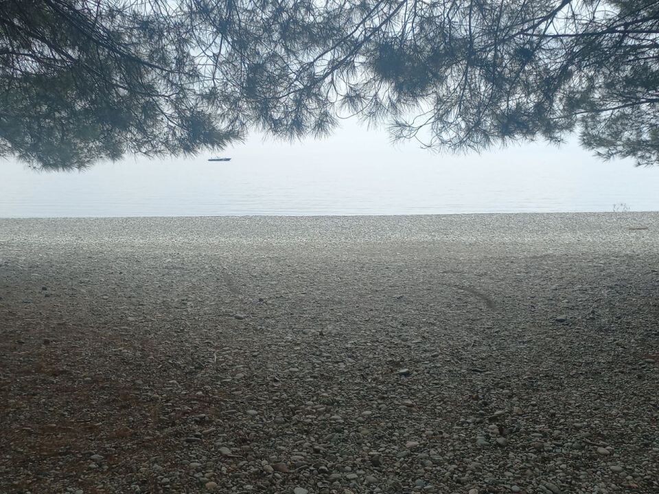    Абхазия. Пицунда. Пляж.. Источник: Олеся Веселкова / "Толк"