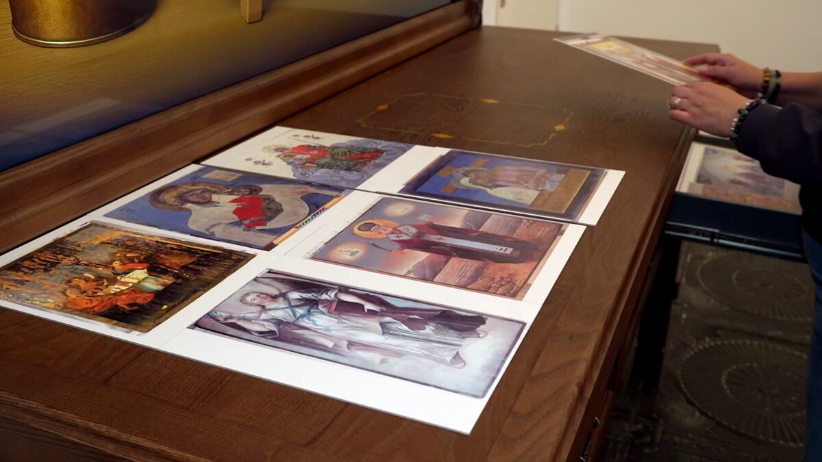 Карточки с метками.